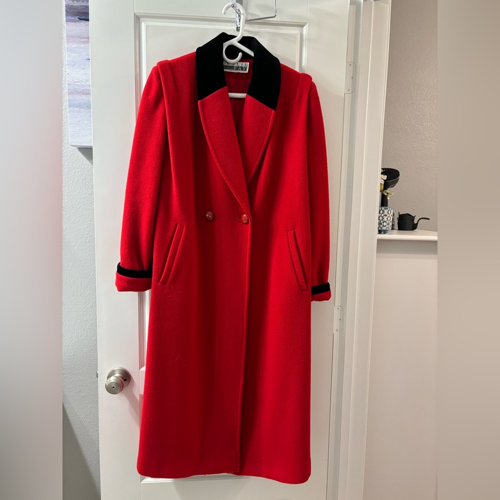 EUC VINTAGE Leslie Fay wool coat size 8